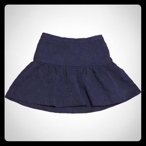 J crew navy blue mini skirt size 4